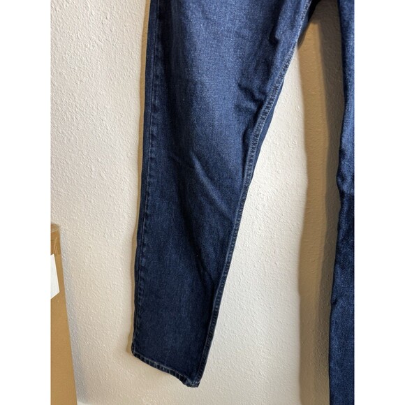 Wrangler Classic Fit Jeans Dark Blue Wash Men’s Size 34x32 Comfort Stretch - Picture 5 of 15